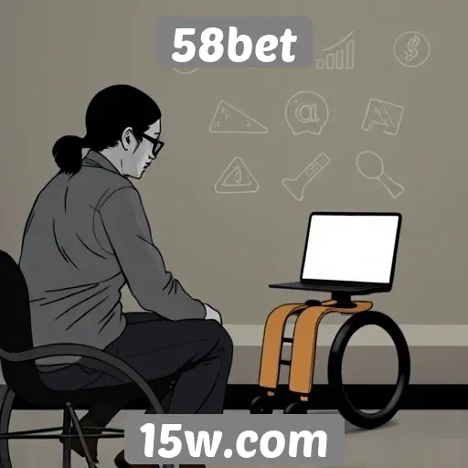 Acessibilidade e design do site 58bet