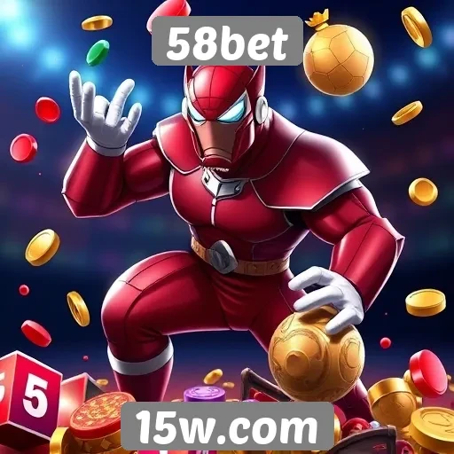 Variedade de jogos oferecidos no 58bet